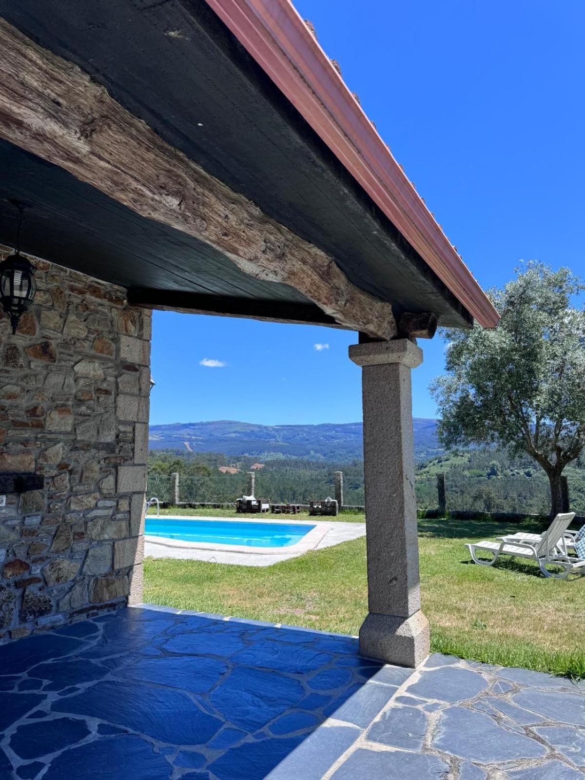 Ferienhaus Casa 2 Con Piscina Y Cenador Al Aire Libre Pontevedra